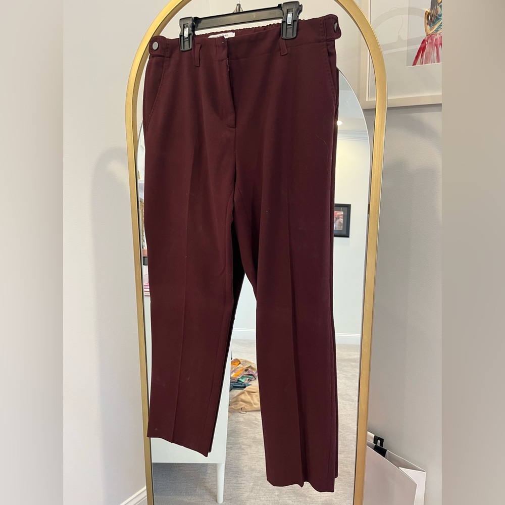 Gerard Darel Deep Red Burgundy Trousers Size 40 (Size 8 US)